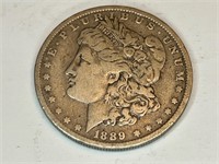 1889 O Liberty silver dollar