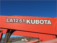 Kubota LA1251 Loader Attachment with Mounting Brac