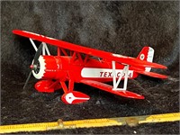 ERTL bank Texaco biplane airplane