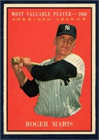 1961 Topps Roger Maris American League MVP #478