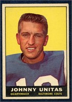 1961 Topps Johnny Unitas Football Card #1