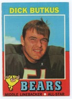 1971 Topps Dick Butkus Football Card #25