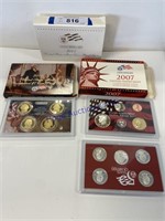 NO SHIP--2007 US MINT SILVER PROOF SET--14 COINS