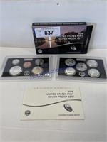 NO SHIP--2018 US MINT SILVER PROOF SET--10 COINS