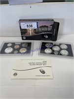 NO SHIP--2018 US MINT SILVER PROOF SET--10 COINS