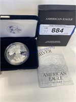 NO SHIP--1999 SILVER AM. EAGLE ONE DOLLAR PROOF