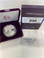 NO SHIP--1995 SILVER AM. EAGLE ONE DOLLAR PROOF