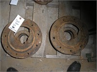 SET OF DUAL HUBS FOR IH 3 1/2" AXEL
