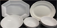 ASSORTED WHITE DISHES