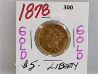 Gold Silver Coins & Jewelry Auction Tuesday 2/22/22 6 pm CST