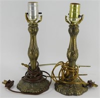 * 2 Matching Lamp Bases - Both Work