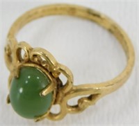 Vintage Gold Colored Ring - Size 4 3/4