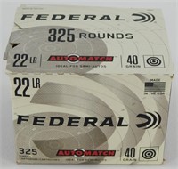Federal 22 Shells - 325 Rounds