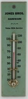 Vintage Jones Bros. Hardware Thermometer
