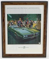 * 1968 Pontiac Firebird Advertisement - Framed,