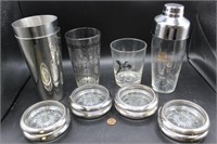 Collection Vintage Bar Glassware
