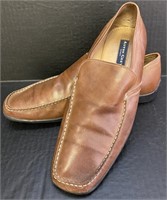 ASTON GREY TAN LEATHER LOAFER SIZE 11