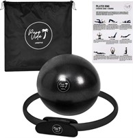Pilates Ring/Circle - Mini Exercise Ball-BLACK