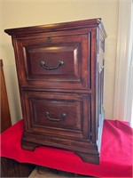Whalen solid wood end table / file cabinet
