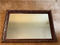 Bassett Vintage Bronze toned heavy mirror