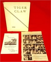 1952 TIGER CLAW University High School Yearbook +