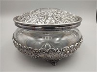 FRENCH SILVER PLATE DRESSER BOX