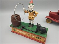 TRICK DOG TOY BANK, TRUCK TOY