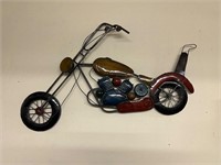 LARGE Tin / metal  wall decor motorcycle