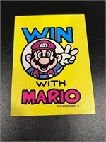 1989 Topps Nintendo Sticker- Win With Mario #18