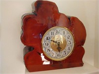 HANDCRAFTED WOOD CLOCK
