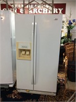 Side-by-side whirlpool fridge  freezer