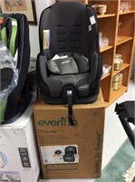 Evenflo car seat with box