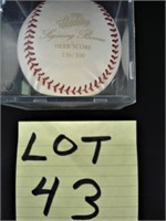 Herb Score Autographed Baseball
