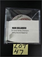 Mark Bellhorn Autographed Baseball