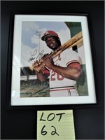 Lou Brock Autograph Picture - St. Louis