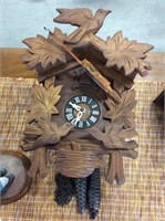 Cuckoo clock with two birds