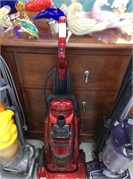 Red Kenmore upright HEPA vacuum