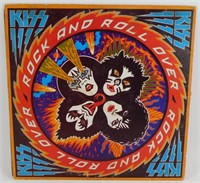 KISS Rock and Roll Over 1977 LP - Blue Tear Drop