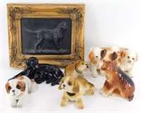 * Collectible Dog Lot: Dog Plaque, Royal Copley