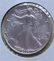 2004 US Walking Liberty 1oz fine silver dollar