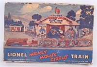 LIONEL MICKEY MOUSE CIRCUS TRAIN w/ BOX