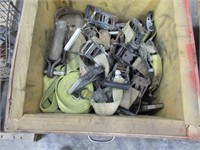 BOX OF MULTIPLE SIZED TIE DOWN STRAPS