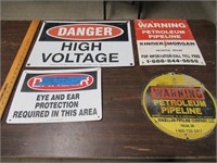 CONSTRUCTION SIGNS (QTY 4)