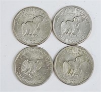 4 pcs 1979 USD Susan B Anthony $1 Coins