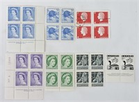 Assorted CAD Stamp Blocks / Corners .2c, .4c, .5c