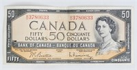 1954 CAD $50 Banknote