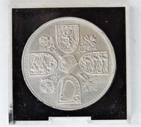 1953 BRIT Queen Elizabeth CORONATION 5 Shillings