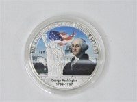 George Washington Silver Plated Novelty Token