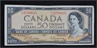 1954 CAD $50 Banknote