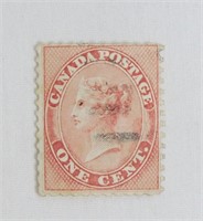 Queen Victoria - 1 cent 1859 - Canadian Stamp